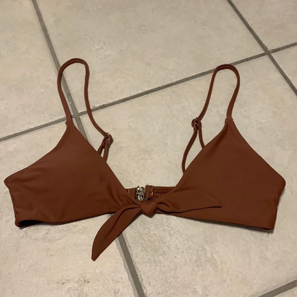 Mauve bikini top